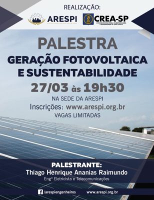 Palestra Geração Fotovoltaica e Sustentabilidade