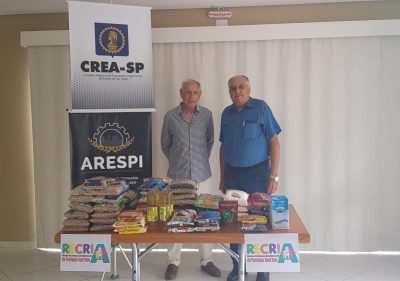 ARESPI Social: entrega das arrecadações ao diretor do Recria