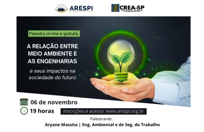 Palestra 06/11: A Relação entre o Meio Ambiente e as Engenharias