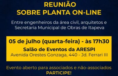 ARESPI promove reunião sobre Planta On-line